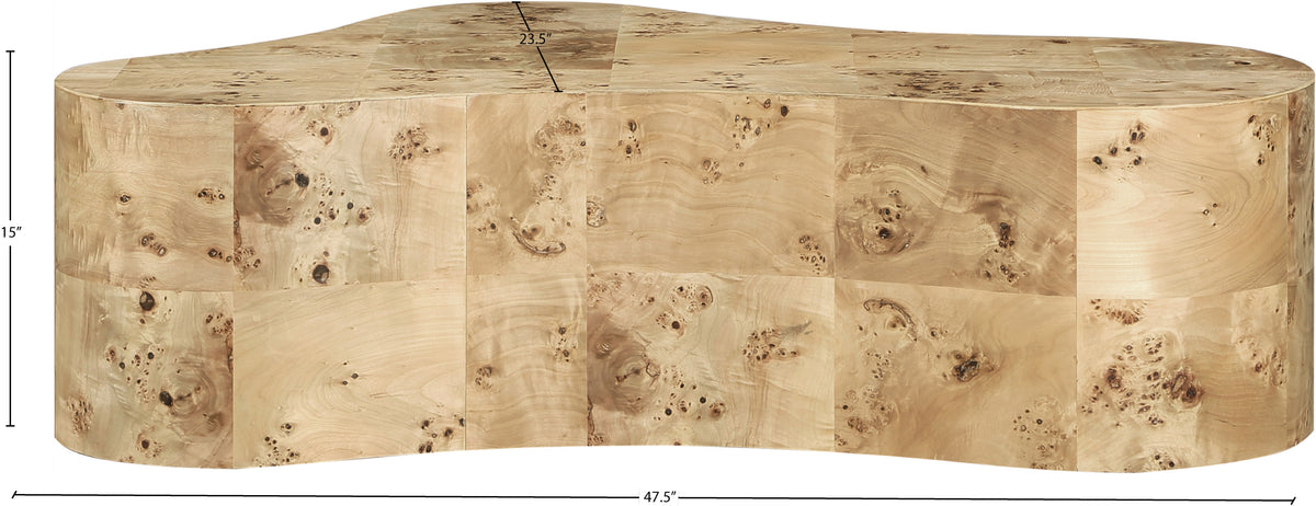99067Burl-CT Natural Burl dimensions