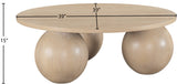 99082Oak-CT Natural dimensions