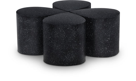Petal Terrazzo Pattern Iron 4pc. Coffee Table — 99088-CT-4PC