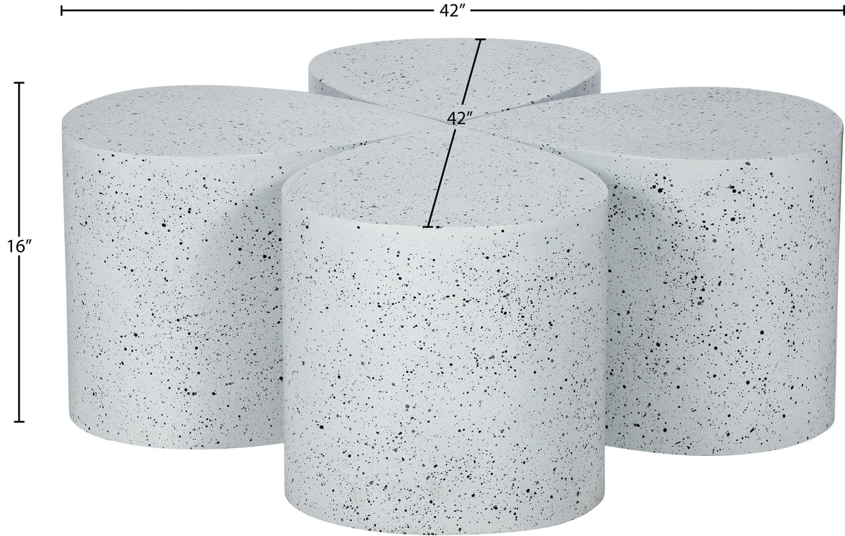 99088White-CT-4PC White dimensions