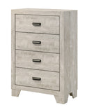 Millie Whitewash Panel Bedroom Set