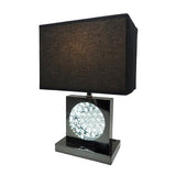 Monica Black Nickel Table Lamp - Crown Mark | Olivia Furniture