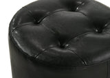 Morgan Black Makeup Vanity Set with Lighted Mirror - Crown Mark | Olivia Furniture