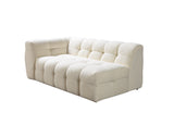 Ivy Ivory Boucle Raf Sectional