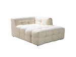 Ivy Ivory Boucle Raf Sectional