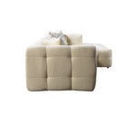 Ivy Ivory Boucle Raf Sectional