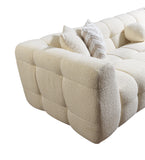 Ivy Ivory Boucle Raf Sectional