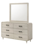 Nyomi White Bedroom Mirror (Mirror Only) - Crown Mark | Olivia Furniture