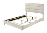 Nyomi White/Brown Upholstered  Bedroom Set