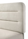 Nyomi White/Brown Upholstered  Bedroom Set