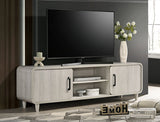 Nyomi White TV Stand - Crown Mark | Olivia Furniture