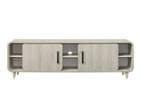 Nyomi White TV Stand - Crown Mark | Olivia Furniture