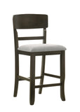 Oakly Brown Counter Height Chair, Set of 2 - Crown Mark | Olivia Furniture