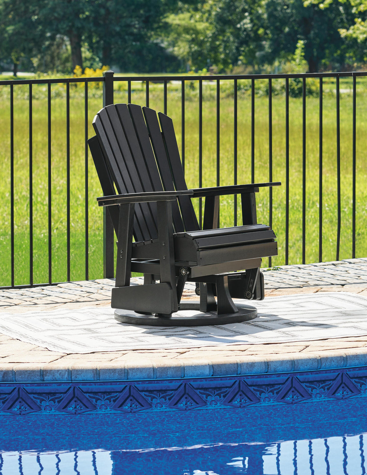 Hyland Wave Outdoor Swivel Glider Chair