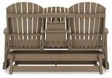 Hyland Wave Outdoor Glider Loveseat
