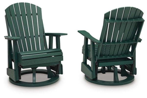 Shell Beach Outdoor Swivel Glider Chair