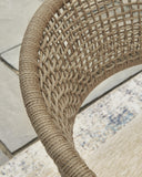Orchard Beach Outdoor Arm Chair with Cushion (Set of 4)