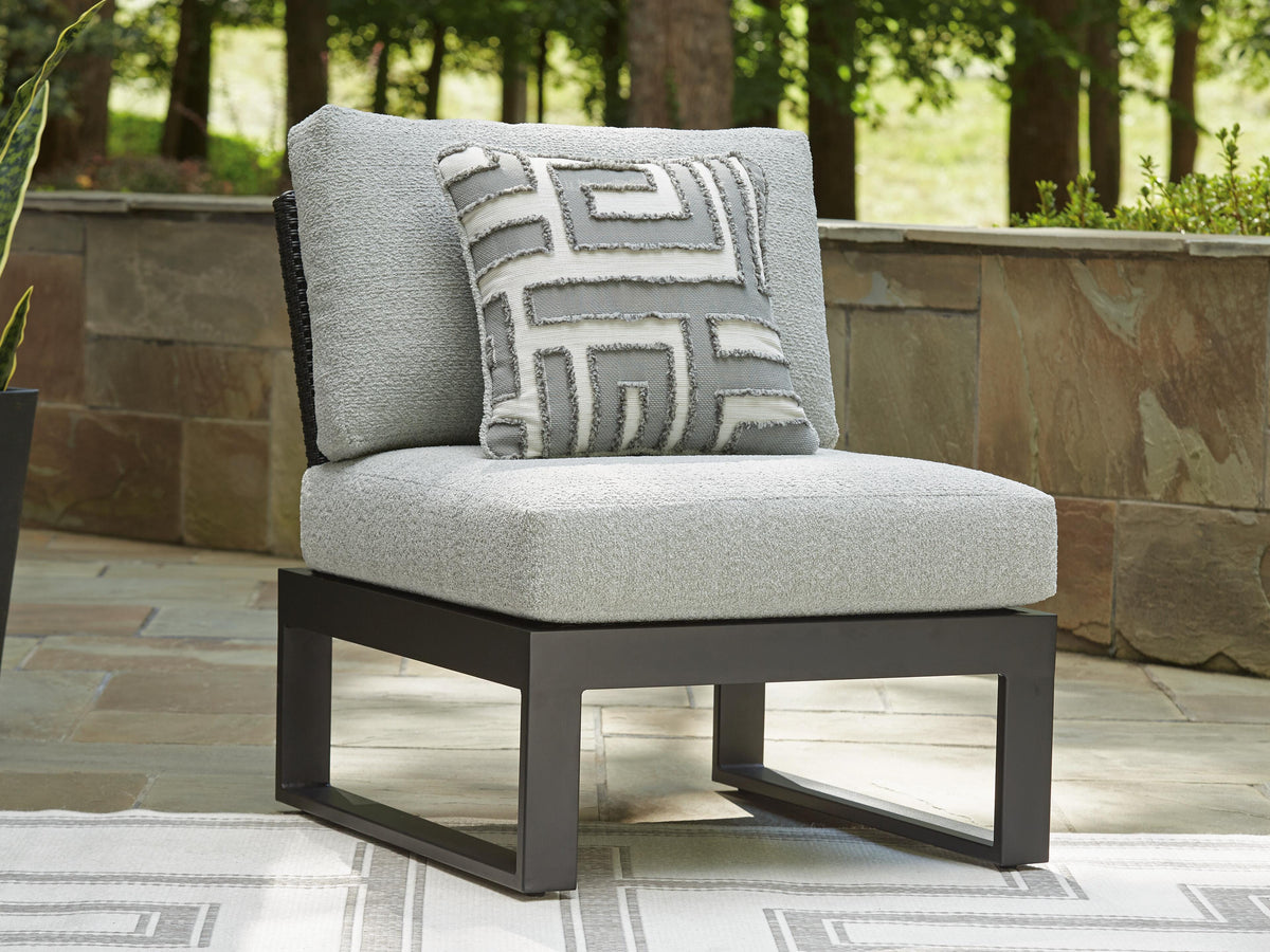 Beachloft Outdoor Armless Chair with Cushion
