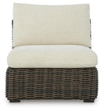 Kimora Outdoor Armless Chair with Cushion
