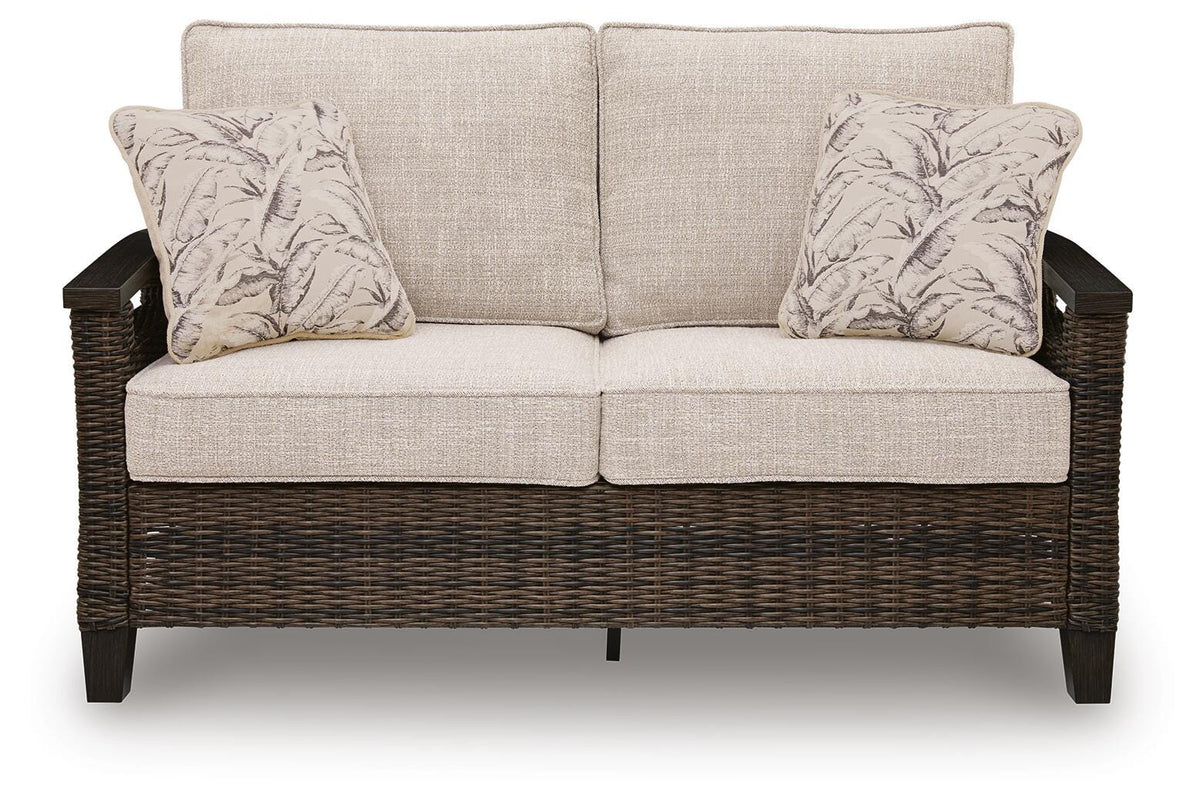 Monterey Point Outdoor Loveseat with Cushion