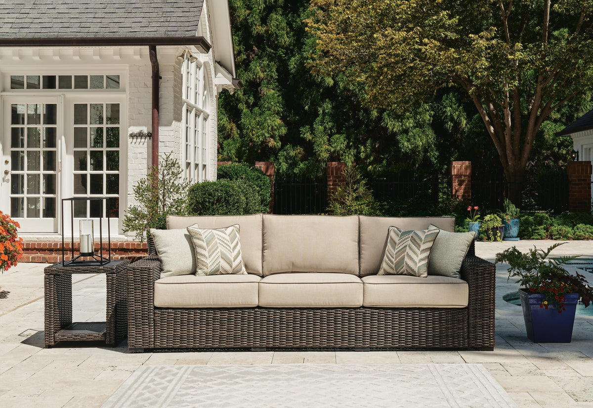 Coastline Bay Outdoor Sofa with Cushion