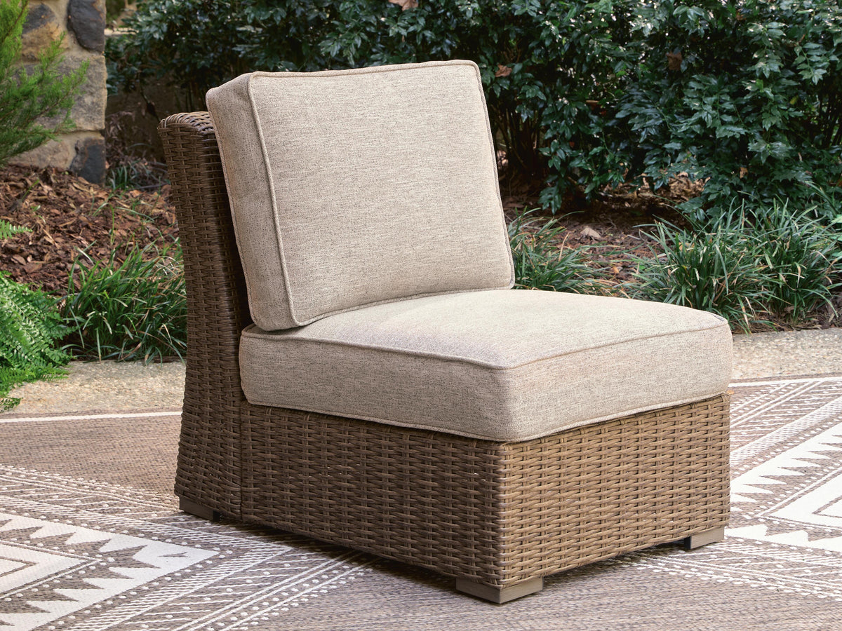Laguna Heights Outdoor Armless Chair with Cushion