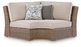 Laguna Heights Outdoor Curved Corner Chair with Cushion