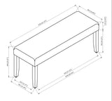Parkside Dove Bench - Crown Mark | Olivia Furniture