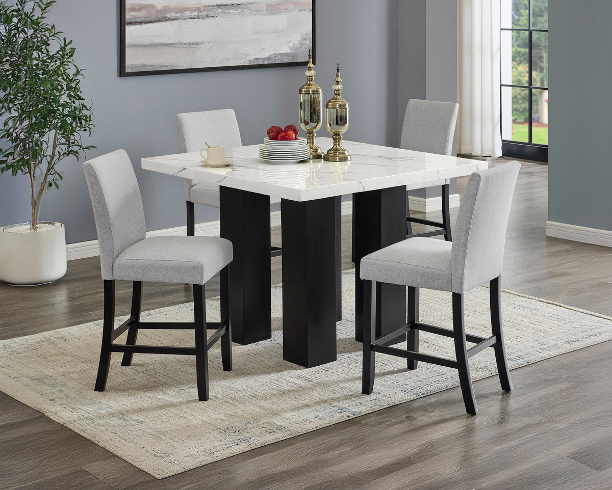 Parkside Dove Counter Height Dining Chair, Set of 2 - Crown Mark | Olivia Furniture