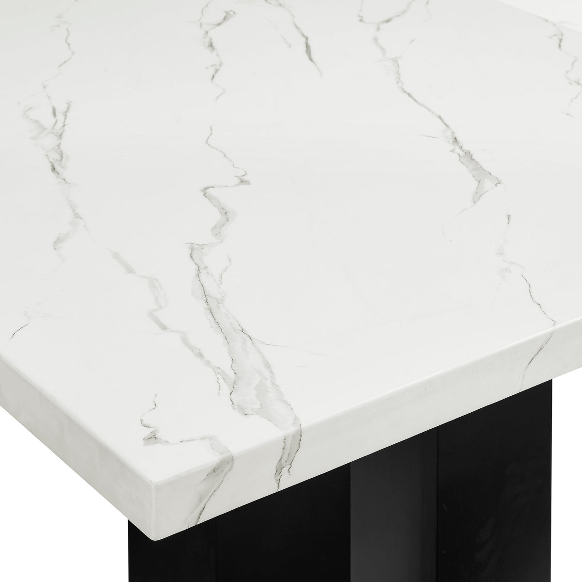 Parkside Gray/Black Dining Table