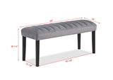 Pascal Black/Gray Marble-Top Dining Set | Crown Mark | Olivia Furniture