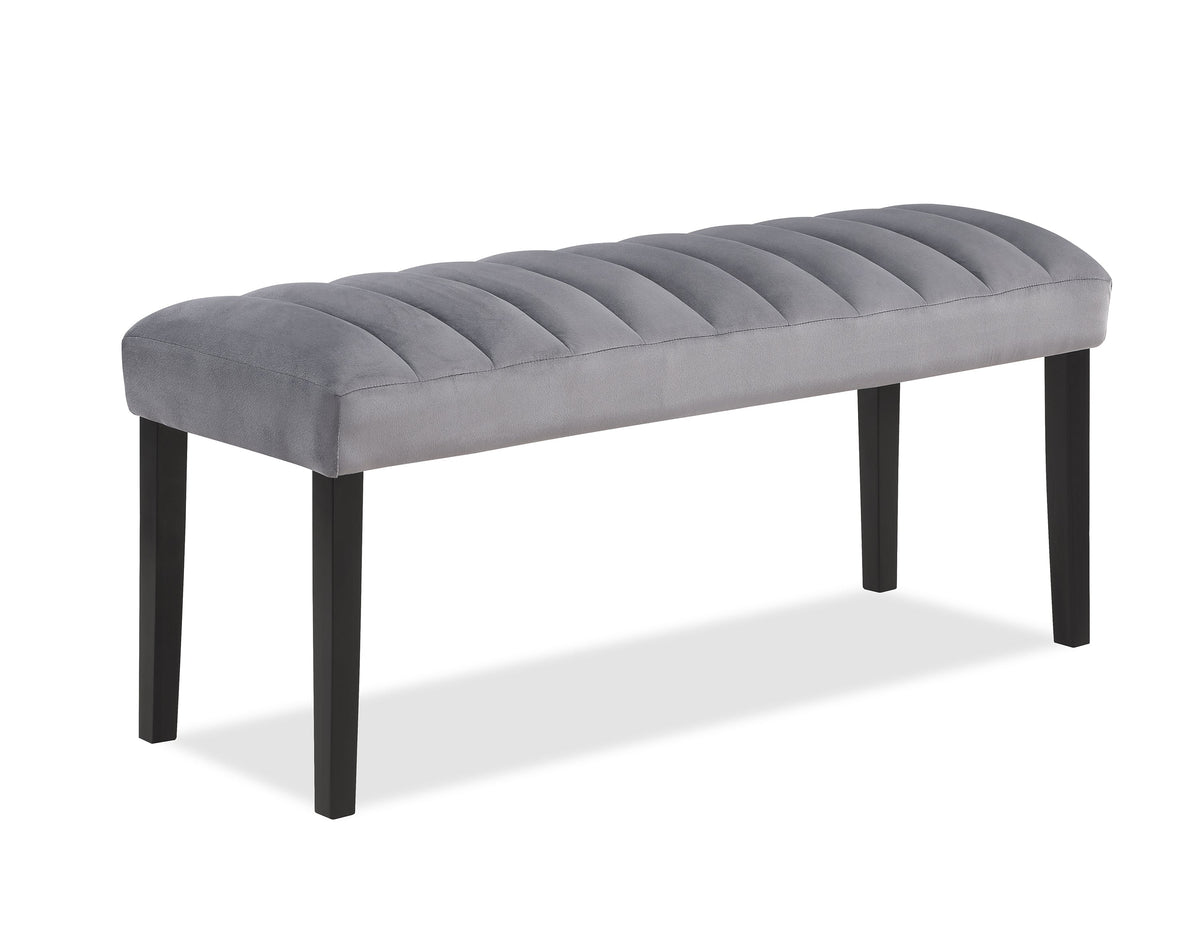 Pascal Black/Gray Marble-Top Dining Set | Crown Mark | Olivia Furniture