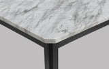 Pascal Black/Gray Marble-Top Dining Set | Crown Mark | Olivia Furniture