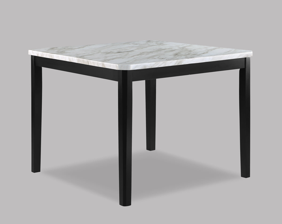 Pascal Black/Gray Square Counter Height Dining Set | Crown Mark | Olivia Furniture