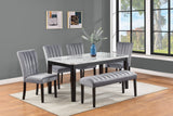Pascal Gray Dining Chair, Set of 2 - Crown Mark | Olivia Furniture