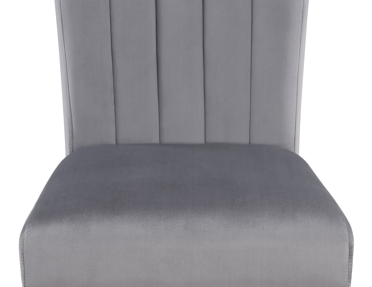 Pascal Gray Dining Chair, Set of 2 - Crown Mark | Olivia Furniture