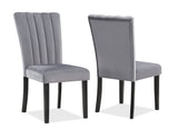 Pascal Gray Dining Chair, Set of 2 - Crown Mark | Olivia Furniture