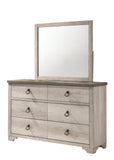 Patterson Driftwood Bedroom Mirror (Mirror Only) - Crown Mark | Olivia Furniture
