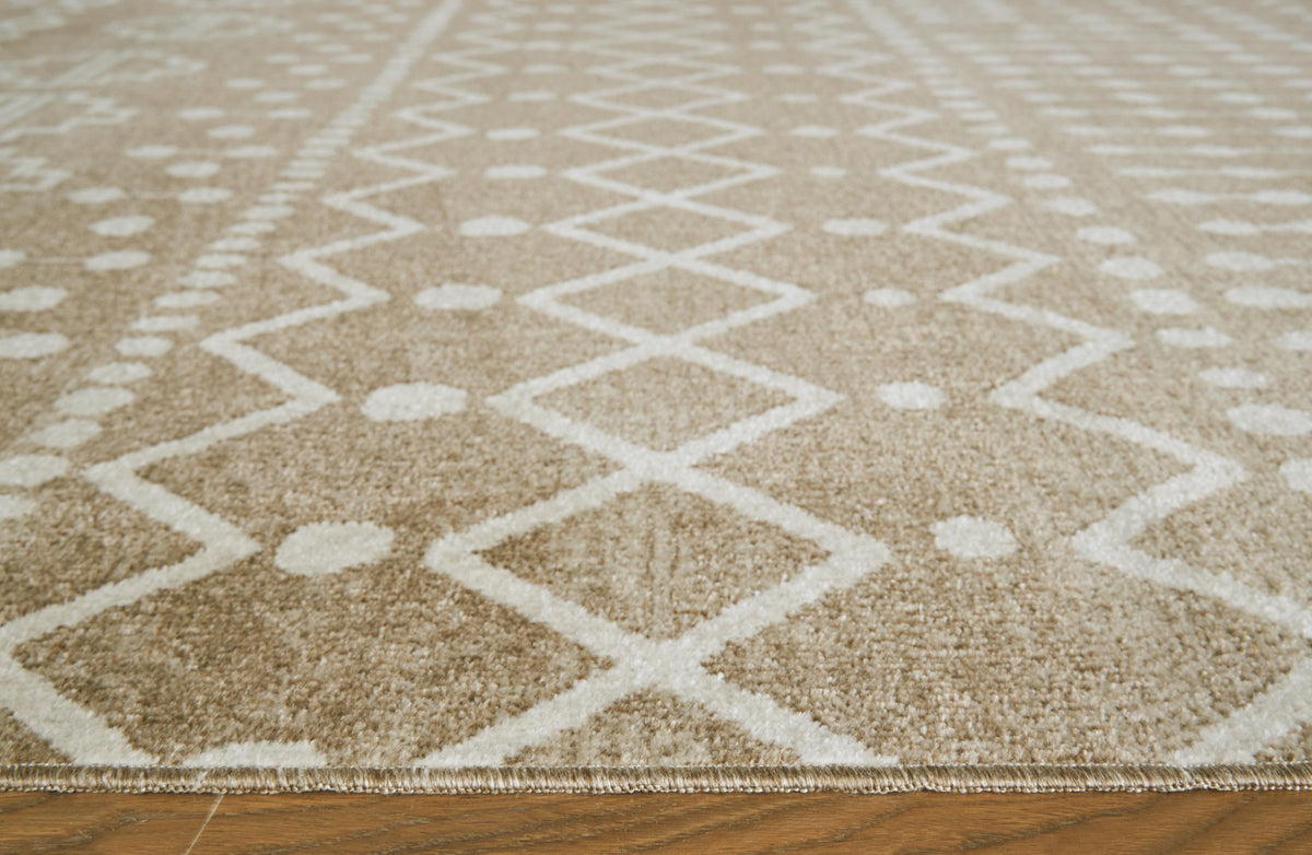 Bunchly 4'11" x 7'2" Washable Rug