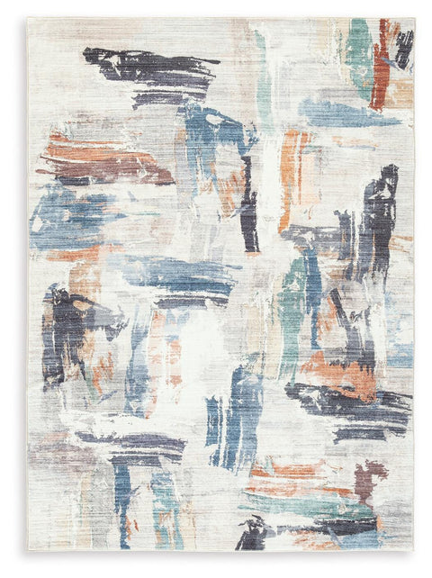 Hessland 5' x 7' Washable Rug