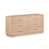 Marlow 6-Drawer Wood Dresser - Natural
