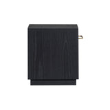 Marlow 17" Wood Nightstand With Drawer - Black