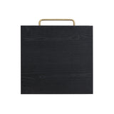 Marlow 17" Wood Nightstand With Drawer - Black