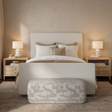 Bristol Park Ivory Contract-Grade Fabric Upholstered Bed - King