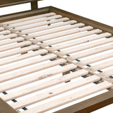 Emery Walnut Wood Platform Bed - Queen