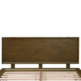 Emery Walnut Wood Platform Bed - King