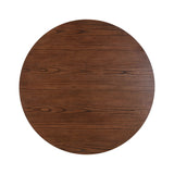 Marlow 48" Wood Round Dining Table - Black