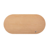 Marlow 64" Wood Executive Desk With Storage - Natural