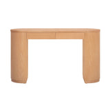 Marlow 52" Wood 2-Drawer Writing Desk - Natural