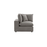 Cali Performance Fabric Modular Corner Chair - Slate